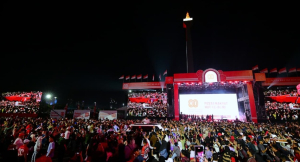 Antusias Warga Ikuti Karnaval Kemerdekaan HUT RI di Monas