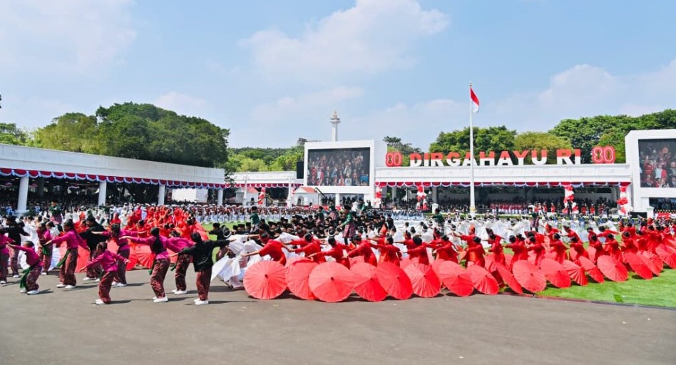 Dari Pencak Silat ke Pacu Jalur, Kreativitas Anak Negeri di HUT RI di Istana
