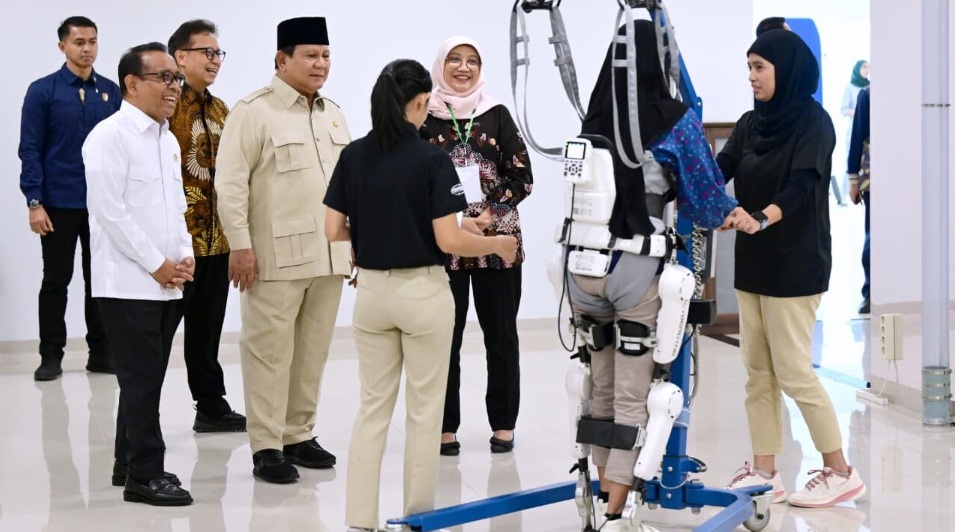 Resmikan Gedung Baru RSPON, Prabowo Bangga dan Kenang Sosok Mahar Mardjono