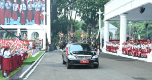 Presiden Prabowo Sambut Meriah Presiden Peru Dina Boluarte di Istana Merdeka