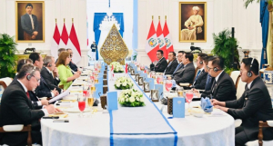 Hangatnya Jamuan Working Lunch Presiden Prabowo untuk Presiden Peru