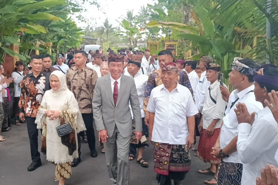 Jokowi Hadiri Pernikahan di Bali
